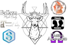 .Fox. - Geometric Deer Tattoo (Wear Me)