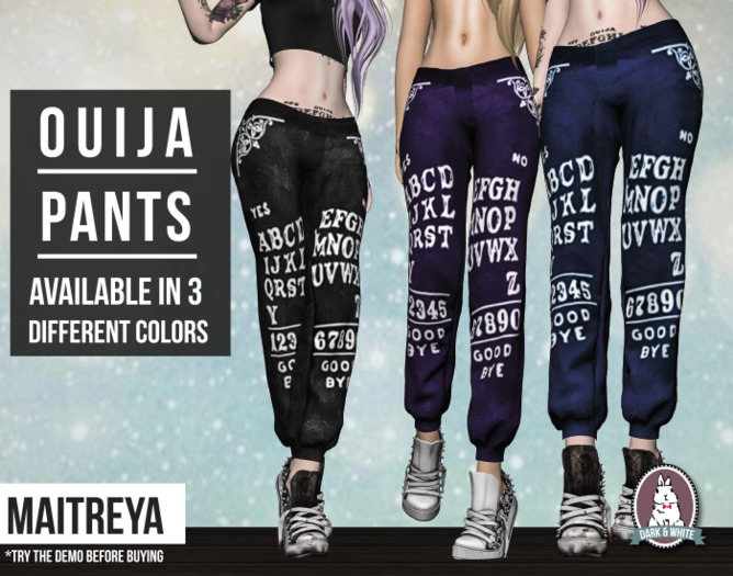 D&W//OUIJA PANTS