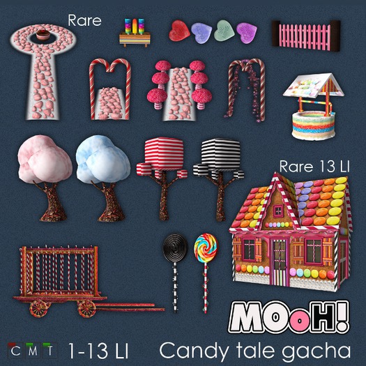 MOoH! Candy roundabout 4LI RARE
