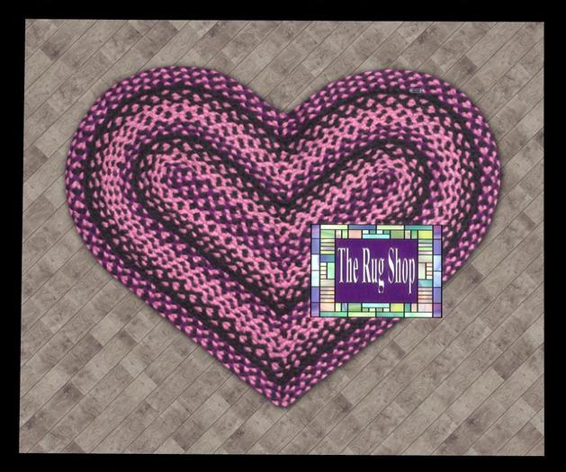 Country Braid heart Rug (2) Mesh