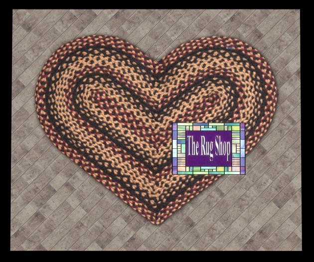 Country Braid heart Rug (15) Mesh