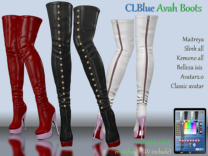 CLBlue-Avah Boots