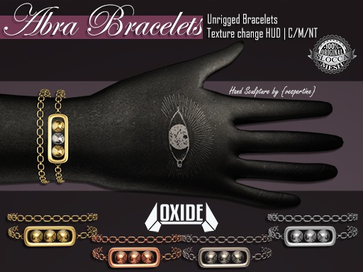 OXIDE Abra Bracelets - Texture Change - ORIGINAL MESH