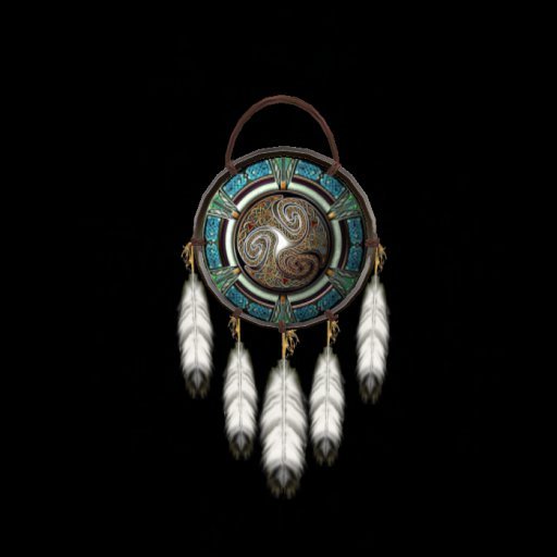 Inlaid Turquoise mandala