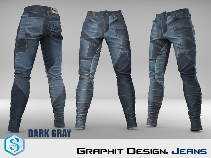 Graphit Design. Jeans Dark Gray. Signature Gianni