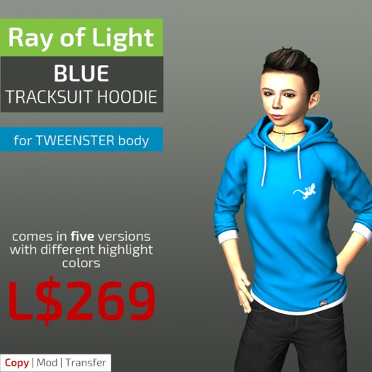 (RL) Tracksuit Hoodie (blue)