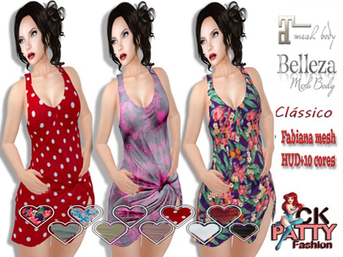 :: C.K Fabiana Vestido HUD+10 cores ::