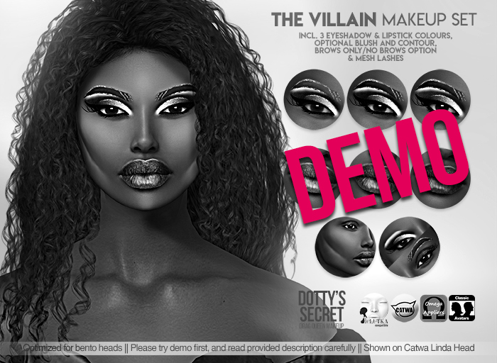 Dotty's Secret - The Villain - Makeup Set [DEMO]