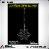  Full Perm Snowflake Lights on chain 