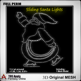 Full Perm Sliding Santa Lights 