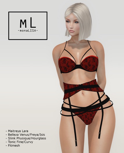-mL- Ximena Lingerie (Mait/Belleza/Slink/Tonic/Ft) GIFT