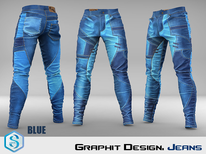 Graphit Design. Jeans Blue. Signature Gianni