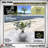 Full Perm Winter Fantasy Lily with Lights & Ferns