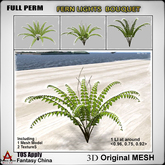 Full Perm Mesh Fern lights Bouquet