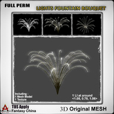 Full Perm lights fountain Bouquet