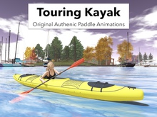 Smooth Touring Kayak With Authentic Paddle Animations!