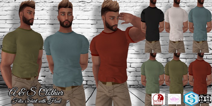 A & S Clothier Felix Solid Color Shirt with HUD