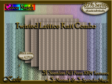 !Kushi! TwistedLatticeKnitCOMBO Textures -WEAR TO UNPACK