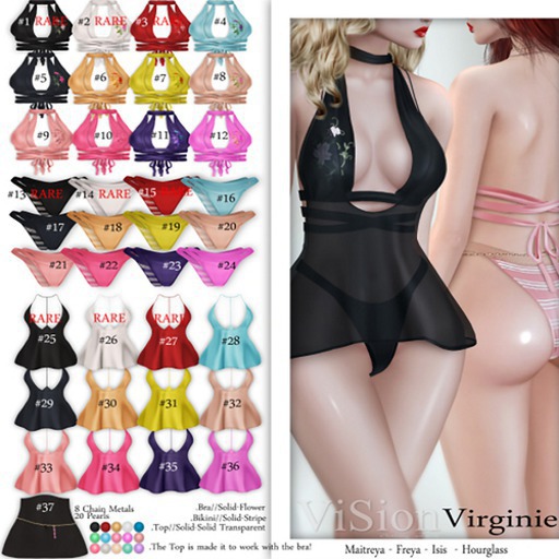#2{ViSion} / Virginie Bra - Hourglass White RARE
