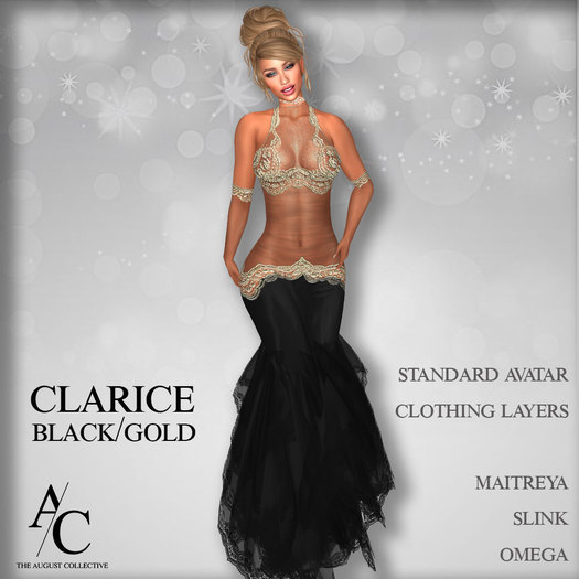 ::AC:: Clarice Gold Black