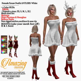 white xmas outfit