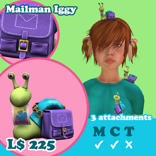 [AMH] Mailman Iggy - light blue