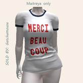 -tres blah- Fitted Tee (Maitreya) - Merci
