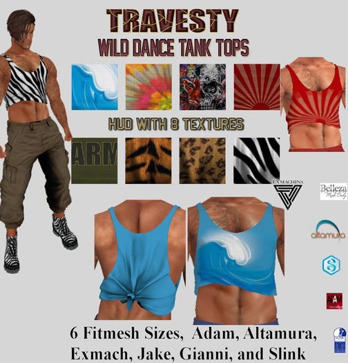 Travesty Wild Dance Tank Tops