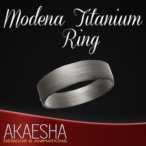 Akaesha's REALISTIC Ring (Model: Modena Titanium)