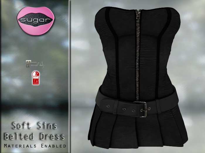 :-:SUGAR:-: Soft Sins Belted Dress {ANIMALE}