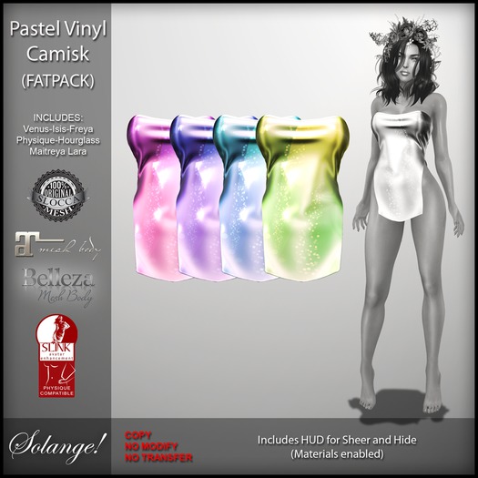 Solange! - PASTEL VINYL Camisk - Fatpack