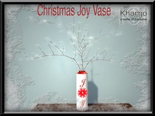 CHRISTMAS JOY VASE