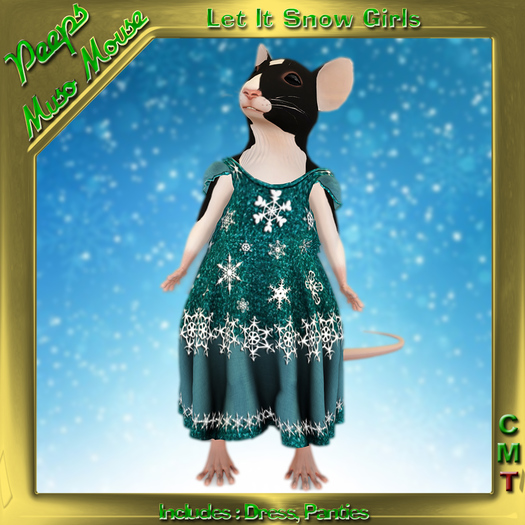 Peeps Muso Let It Snow Girls Muso Mouse