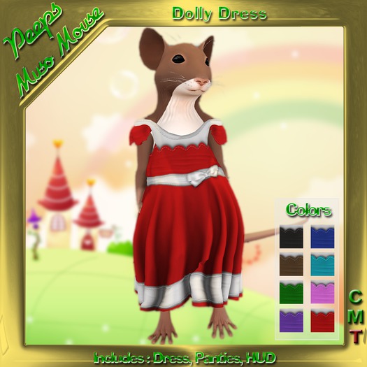 Peeps Muso Dolly Dress Muso Mouse