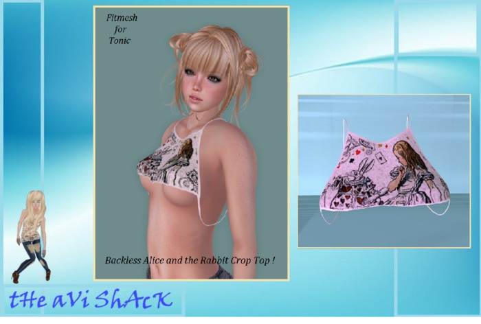 ALICE AND THE RABBIT BAREBACK TOP FOR TONIC !