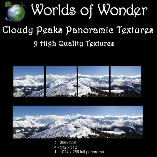 WoWScapes Cloudy Peaks Panoramics