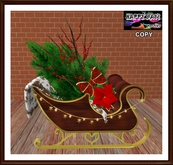 Christmas - Arrangement in Sleigh