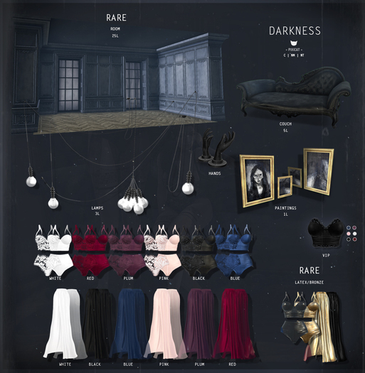-Pixicat- Darkness.Set (maitreya) RARE