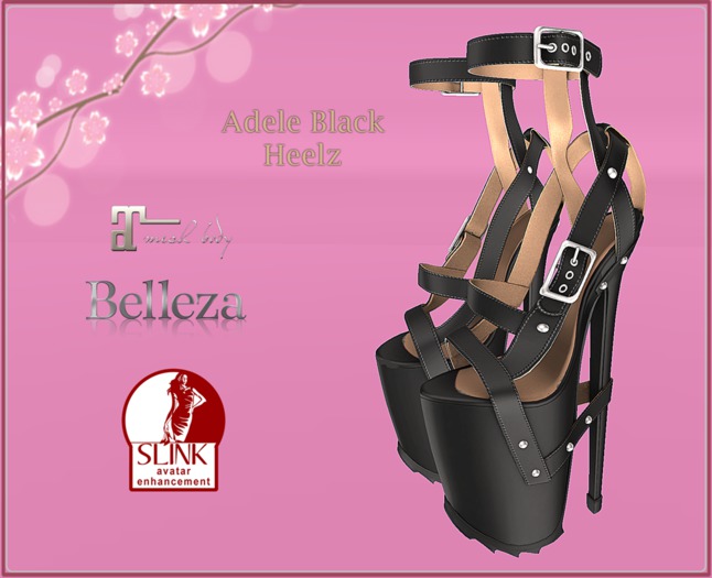 ..::ZzZ::..ADELE BLACK HEELZ