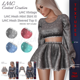 LMC TGA - Vintage - Textures for the LMC Mini Skirt XI & LMC Sleeved Top II -