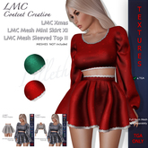 LMC TGA - Xmas - Textures for the LMC Mini Skirt XI & LMC Sleeved Top II -