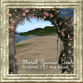 Aguas Pink Roses Garden Arch