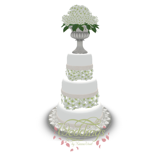 White Glamour  Wedding Cake - Copy & Mod