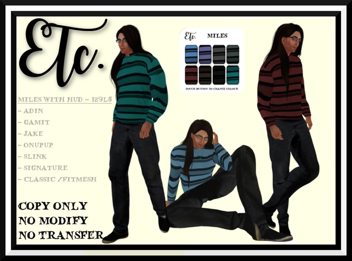 Etc. Miles WITH HUD