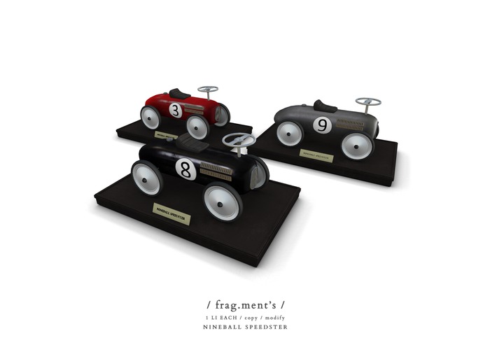 / frag.ments' / Nineball Speedster