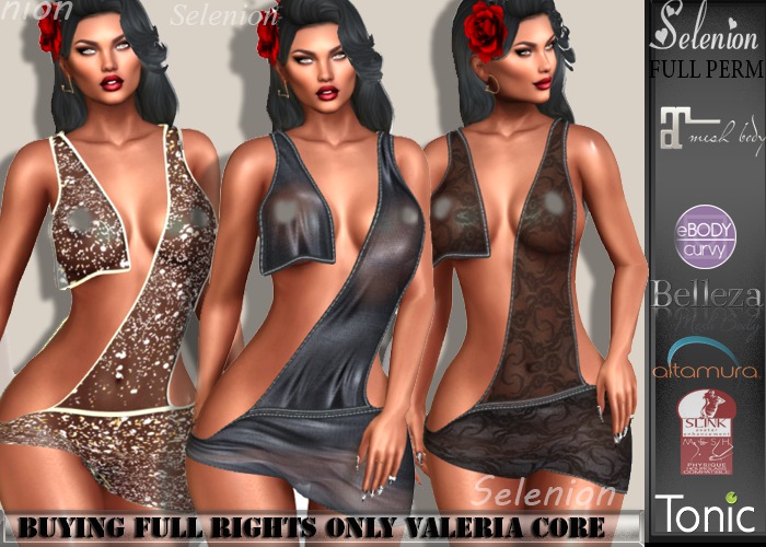 :::[Selenion]:::dress toga "love magic" NT  Slink, Maitreya, Belleza Altamura,Tonic eBODY