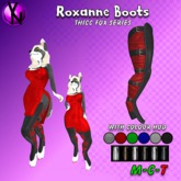 ~VN~Roxanne Boots Thicc Fox Demo- Boxed