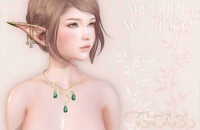 Moonglow - Aredhel Necklace (Gold)