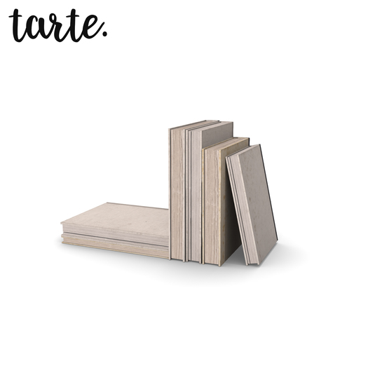 tarte. book stack