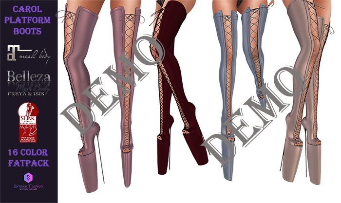Smoke Fashion-Carol Platform Boots-FP-Demo